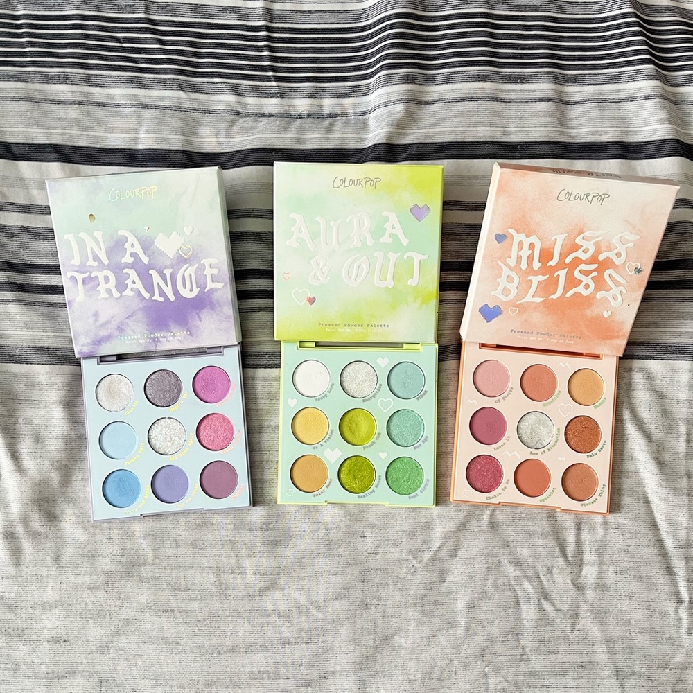 Colourpop Pastel Eyeshadow Palettes Bundle